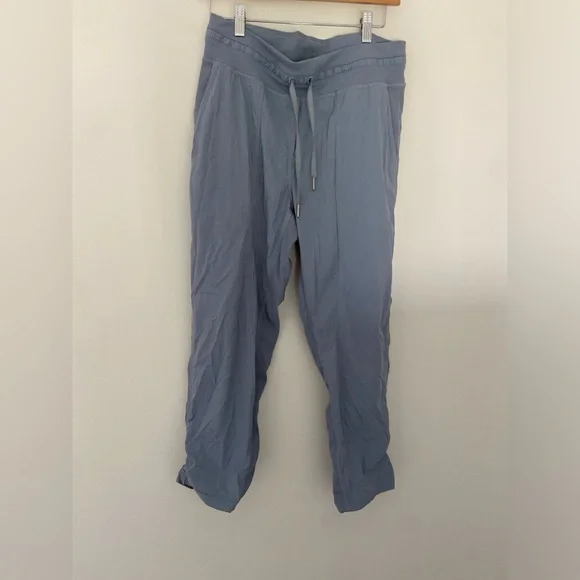 Lululemon Dance Studio Mid Rise Cropped Pant Adjustable Safflower Blue side 8 - Picture 2 of 6